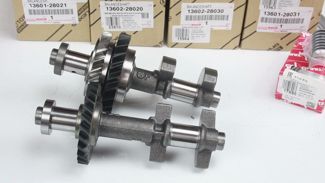 2AZFE (2.4L) Toyota балансировочные валы двигателя (часть 2)
