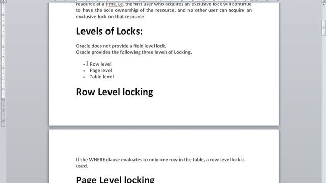 2M.Sc(CS) DBMS & Oracle( Locking Techniques in DBMS) смотреть онлайн