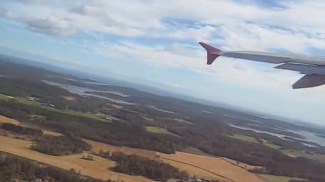 Oslo Sandefjord-Torp (TRF) take off to Gdansk Lejba Kohne (GDN) смотреть онлайн