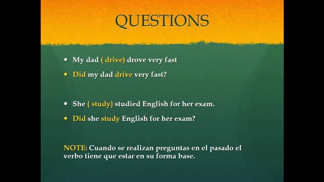 Negative sentences, questions and answers In the past tense. смотреть онлайн