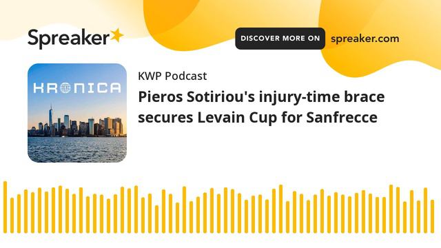 Pieros Sotiriou's injury-time brace secures Levain Cup for Sanfrecce смотреть онлайн