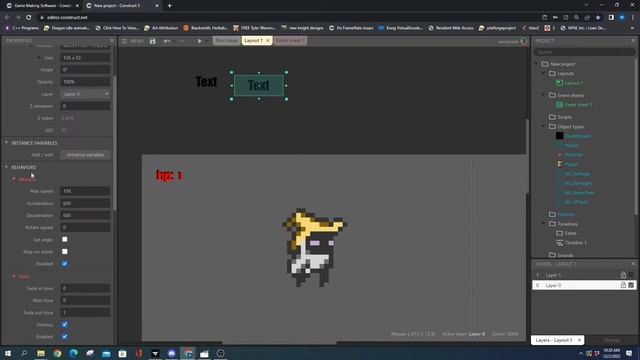 Add Text Shadow in Game - Construct 3 Tutorial смотреть онлайн