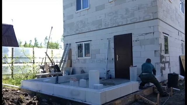 как ложить газобетон ,армирование первого ряда смотреть онлайн