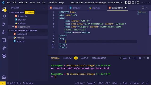 #3 How to undo changes | Git Basic to Advance Tutorial #tutorial #git смотреть онлайн
