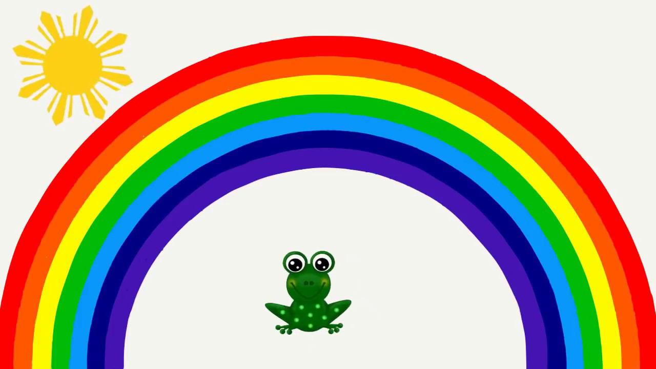 Радуга. Стишок и напоминалка. Обучающее видео для детей смотреть онлайн