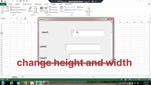 EXCEL VBA Scroll Bars смотреть онлайн