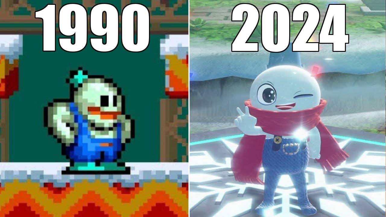 Эволюция серии игр Snow Bros [1990-2024] смотреть онлайн