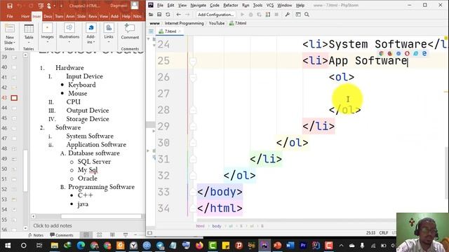 9) Learn HTML with Dagmawi-Abate; Nested List Example; Amharic смотреть онлайн