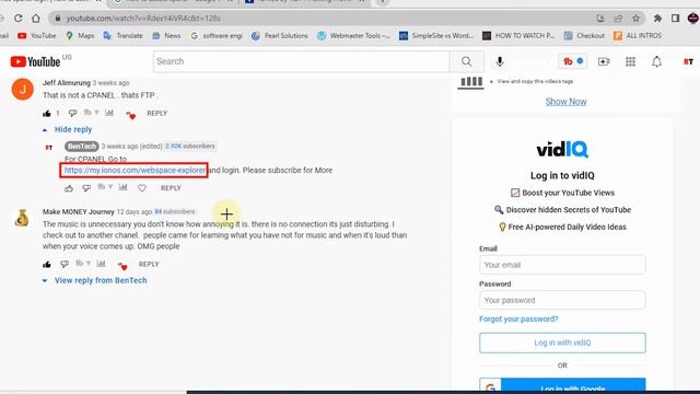 IONOS cpanel login | how to access cpanel in IONOS 1&1 step part II смотреть онлайн