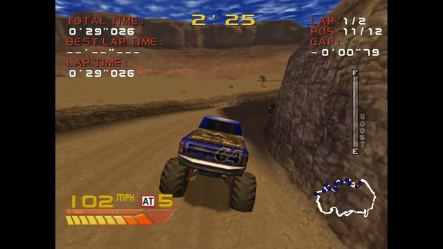 4 Wheel Thunder - Gameplay (Dreamcast) смотреть онлайн
