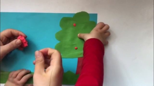 Аппликация "Лето" из цветной бумаги своими руками. Мастер-класс для детей. DIY смотреть онлайн