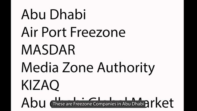 UAE Freezone Authorities & 7 States in the UAE 2023 смотреть онлайн