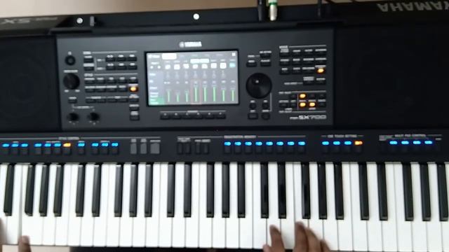 Traditional Christmas Tamil song instrumental cover Yamaha psr sx700 смотреть онлайн