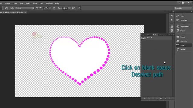 Heart GIF in Photoshop - Use brush tool in Photoshop смотреть онлайн