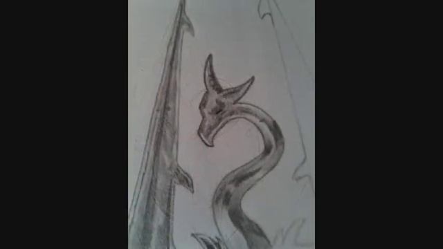 Drawing - TES V: Skyrim Logo - By MatteR смотреть онлайн