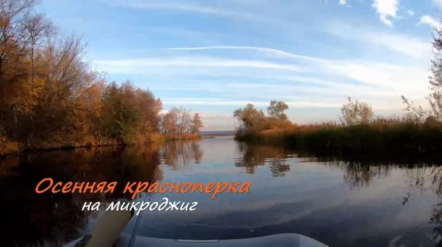 Осенняя красноперка на микроджиг. Васильевские острова. Рыбалка в Самарской области. смотреть онлайн
