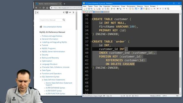 14. MySQL 8 -JOIN, INNER JOIN, LEFT и RIGHT JOIN объединение таблиц смотреть онлайн