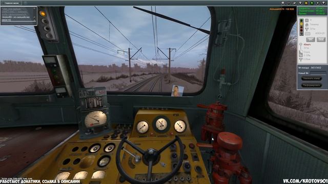 Trainz Simulator 12. Неофициальный МП. Карта: Балезино-Мосты (Зима). М62-1731/1733(Балезино)
