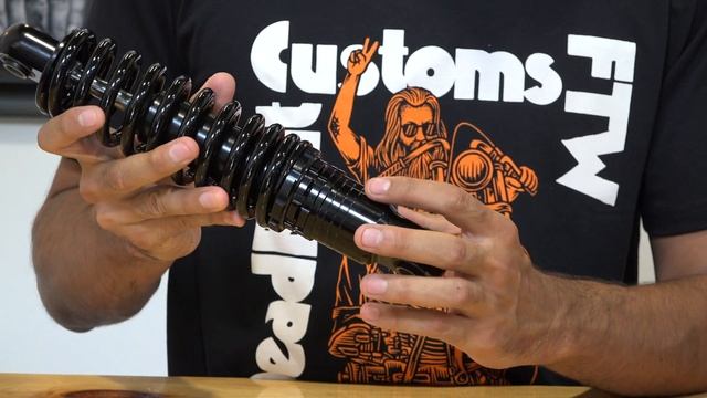 Drag Specialties Ride Height Adjustable Shocks - DeadbeatCustoms.com смотреть онлайн