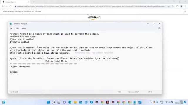 Class 2 Non static method in java смотреть онлайн