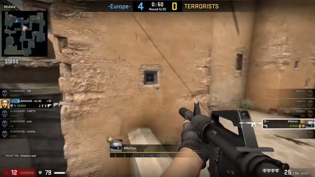3 Incredible CS: GO Aces by 4Motion (*CRAZY SKILLS*) смотреть онлайн