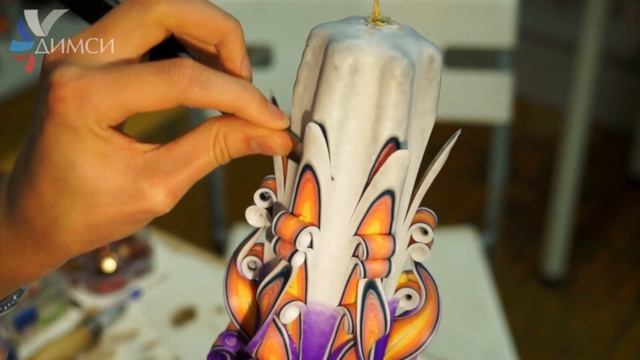 Резная свеча на заказ от сайта свечной мастерской ДИМСИ резнаясвеча.рф смотреть онлайн