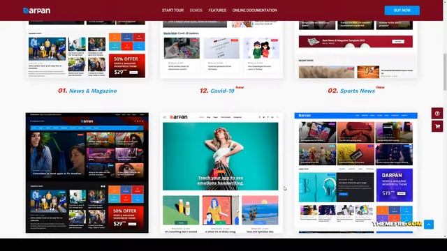 Darpan - News Magazine WordPress Theme fashion magazine review Build Website смотреть онлайн