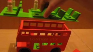 Видео обзор детская игрушка - London Bus Двухэтажный деревянный автобус