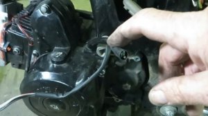 Китайский мопед альфа Снимаем двигатель