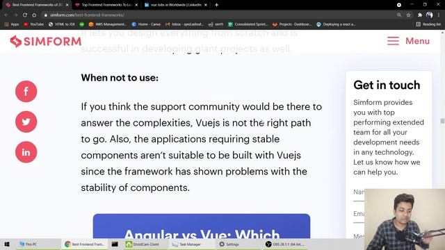 Best Frontend Frameworks of 2021 to learn. Angular vs Vue vs React смотреть онлайн