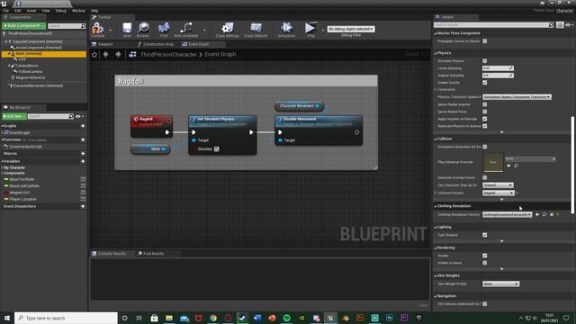 How To Create Ragdoll Physics - Unreal Engine 4 Tutorial смотреть онлайн