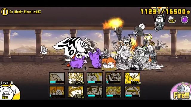 The Battle Cats - On Mighty Wings Lv20 / Mega Menace смотреть онлайн