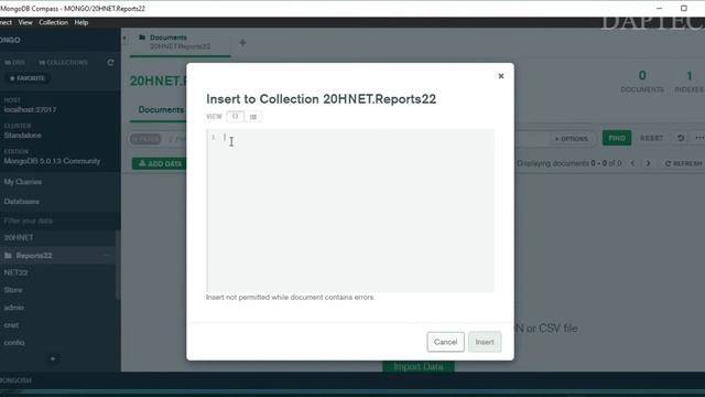 CONNECTING MONGODB COMPASS TO LOCAL HOST || DATABASES смотреть онлайн