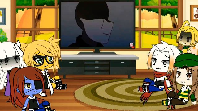 Undertale Reacts To Glitchtale Papyrus Sans Gaster Fight Seen