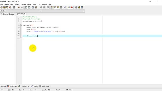 Beginning CPP Tutorial 21 How to using trigonometric functions with C++ Programming смотреть онлайн