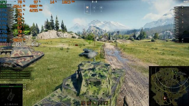 Тест World of Tanks i5 9600k + MSI z370 Gaming 5 + MSI GTX 1070ti Gaming X + 16GB DDR4 3200 Mhz смотреть онлайн