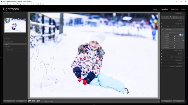 Зимняя тонировка в lightroom смотреть онлайн