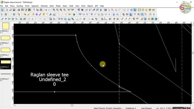 22. How to make raglan sleeve t-shirt | Tuka cad | Raglan sleeve tee shirt pattern making смотреть онлайн