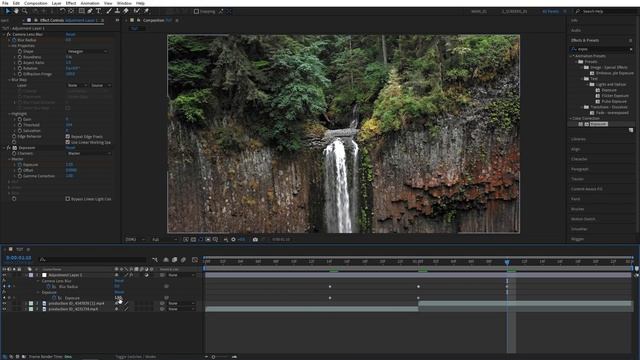 Lens Blur Transition Tutorial in After Effects | No Plugins | Hexagon Lens Blur смотреть онлайн