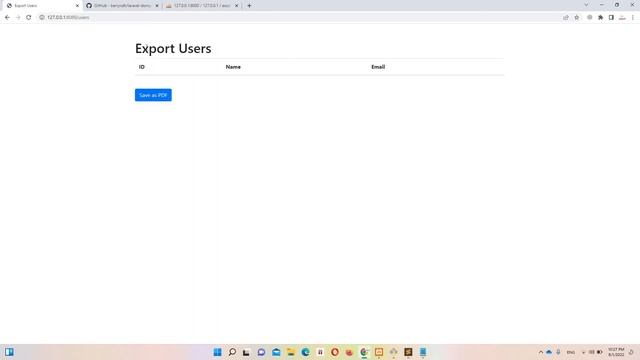 Laravel 9 - Export PDF in English смотреть онлайн