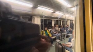 (4K) Метро, Бутовская линия, поездка по всем станциям 14 июля 2023