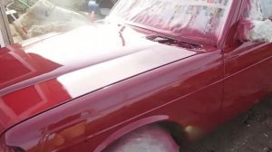 Восстановление Mercedes-Benz W123, часть 2 -покраска