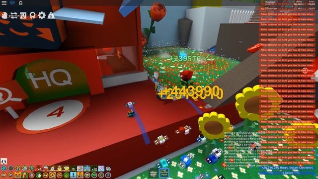 СИМУЛЯТОР ПЧЕЛОВОДА МИРОВОЙ РЕКОРД! ЧИТЫ ЗА ДОНАТ ROBLOX BEE SWARM SIMULATOR смотреть онлайн