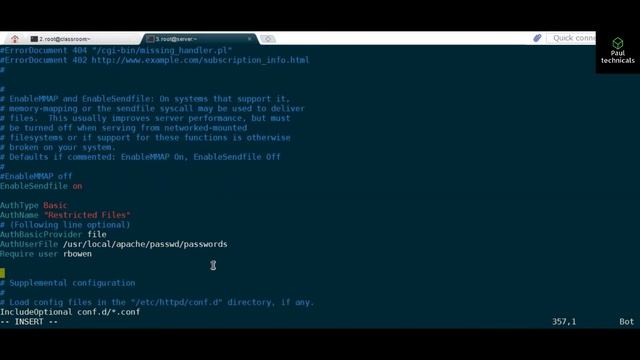 Setting up Authenticated Apache Web Server in RHEL 7 / CentOs 7 - [Hindi] смотреть онлайн