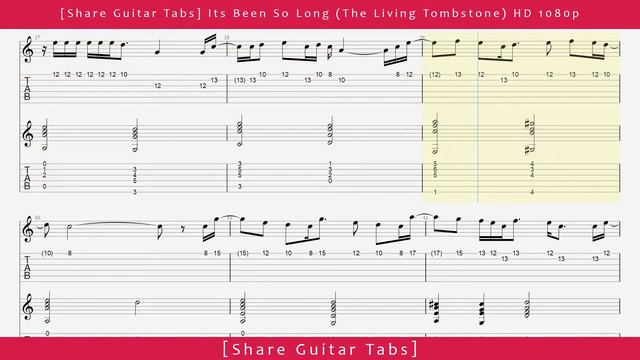 [Share Guitar Tabs] Its Been So Long (The Living Tombstone) HD 1080p смотреть онлайн