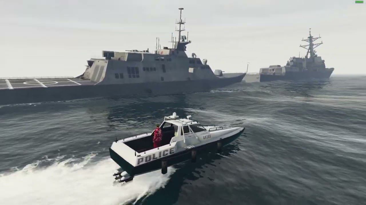 Парад ВМФ в GTA 5 смотреть онлайн