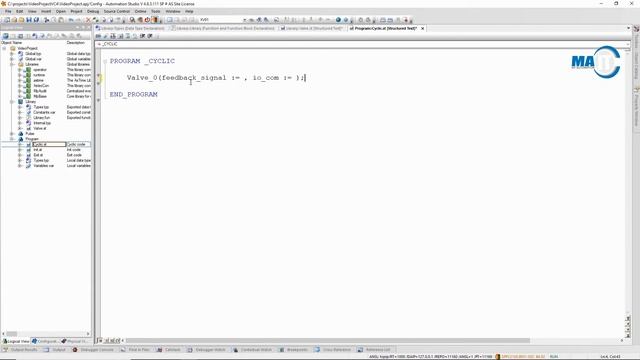 How to... create and call a Function Block in B&R Automation Studio смотреть онлайн