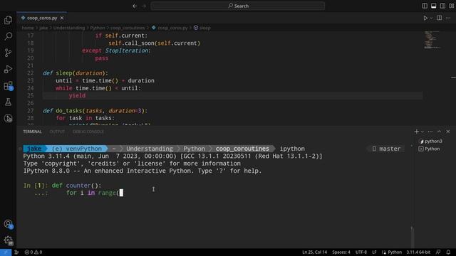 Understanding Python: Concurrent Coroutines смотреть онлайн
