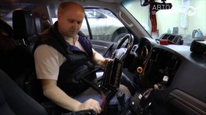 MITSUBISHI PAJERO установка магнитолы и камеры заднего вида