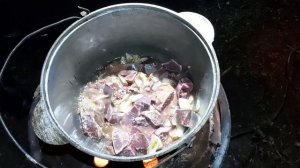 Печень косули. Правильное приготовление.